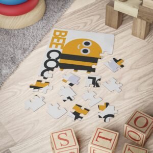 Kids' Bee Cool Puzzle, Fun Educational Toy, Learning Activity, Birthday Gift, Bee-themed Puzzle, Childrens' Play