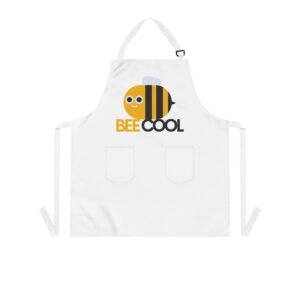 Bee Cool Apron | Fun Kitchen Accessory for Chefs, Grilling, Baking, Gifts for Foodies, Housewarming, Cooking Parties